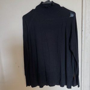 ZARA basic knit mock neck sweater